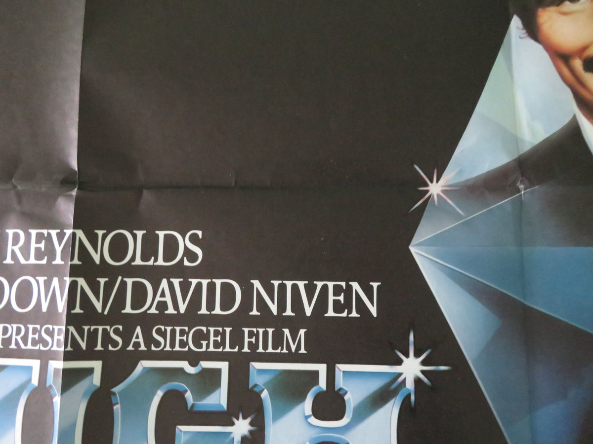 Rough Cut UK Quad Poster Folded Burt Reynolds Lesley-Anne Down David Niven 1980