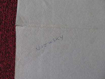Nijinsky UK Quad Poster Folded Alan Bates George De La Pena Leslie Browne 1980