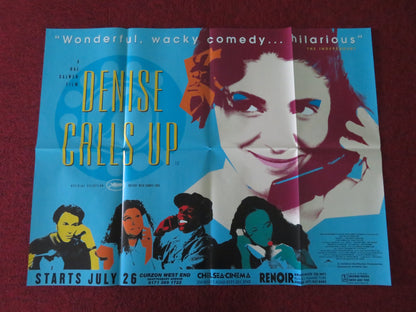 Denise Calls Up UK Quad Poster Folded Tim Daly Caroleen Feeney Dan Gunther 1995