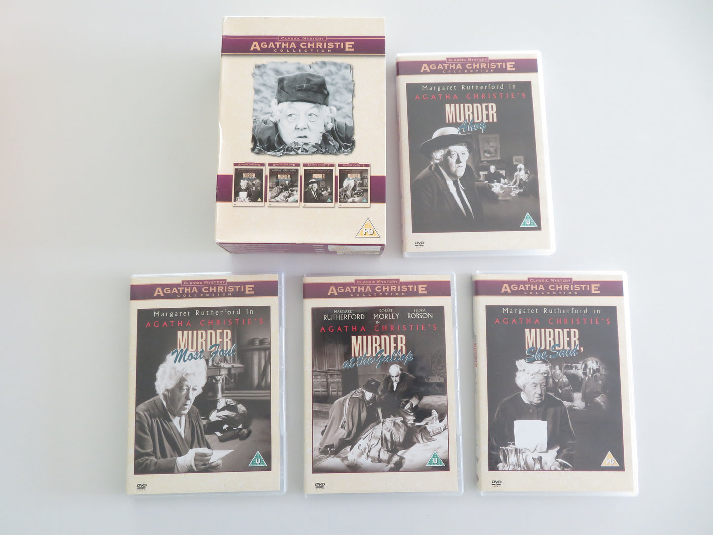 Agatha Christie Collection (DVD BoxSet) Miss Marple M. Rutherford 1964 Region 2