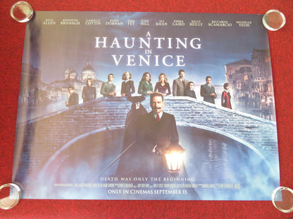 A Haunting in Venice - B UK Quad Rolled Poster Kenneth Branagh Jamie Dornan 2023