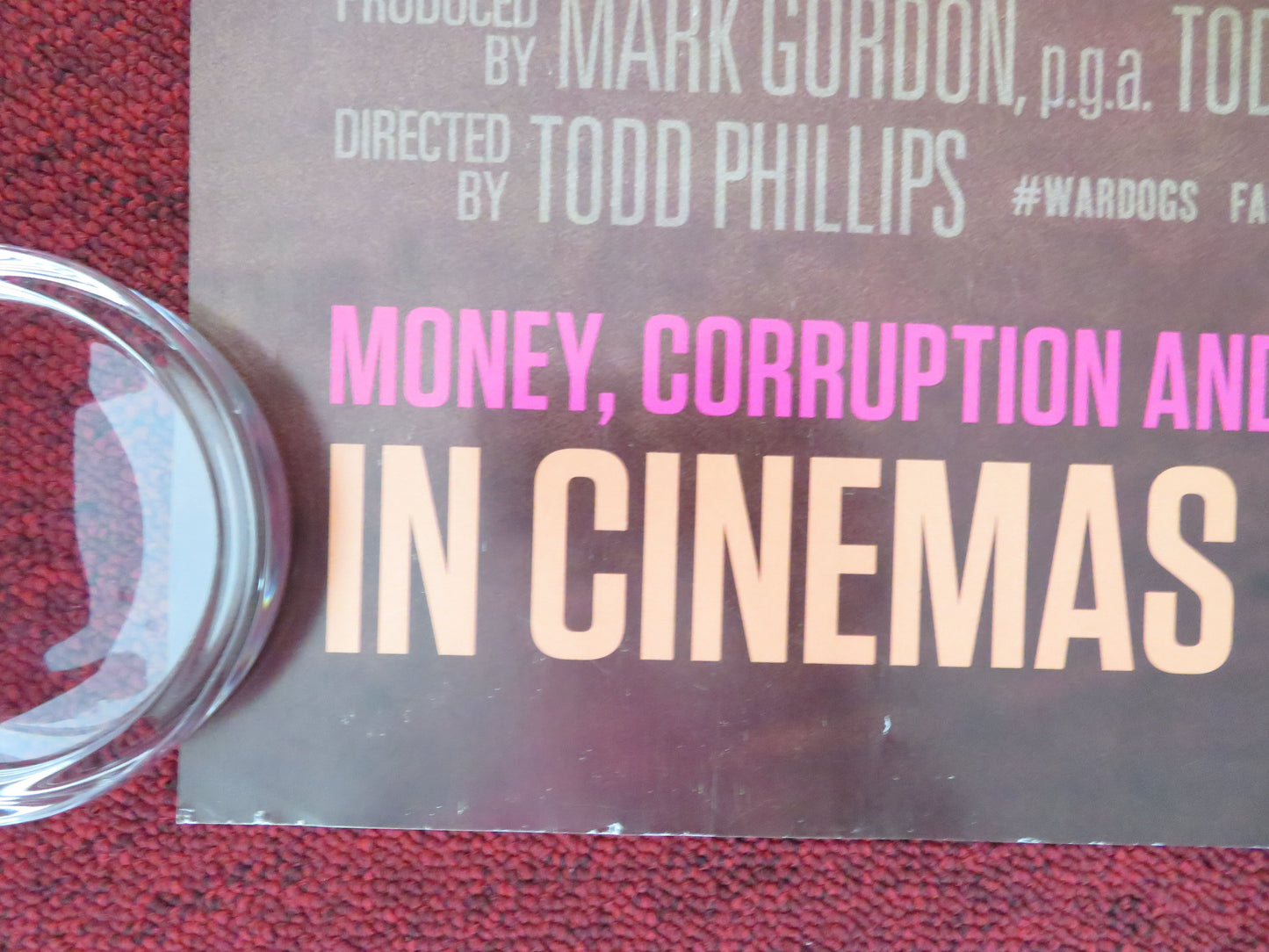 War Dogs UK Quad Rolled Poster Jonah Hill Miles Teller Steve Lantz 2016