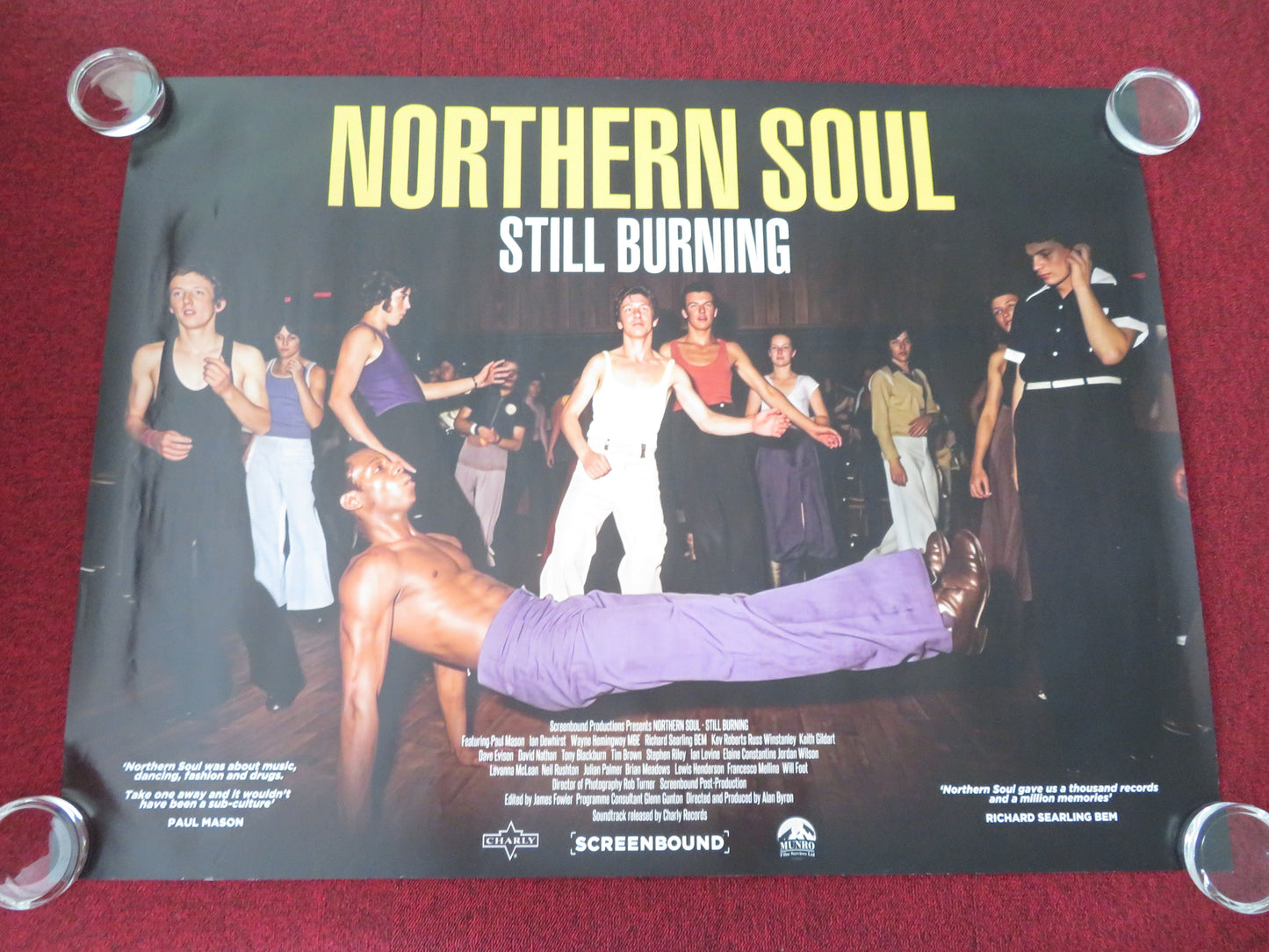 Northern Soul: Still Burning UK Quad Rolled Poster Tony Palmer T. Blackburn 2026