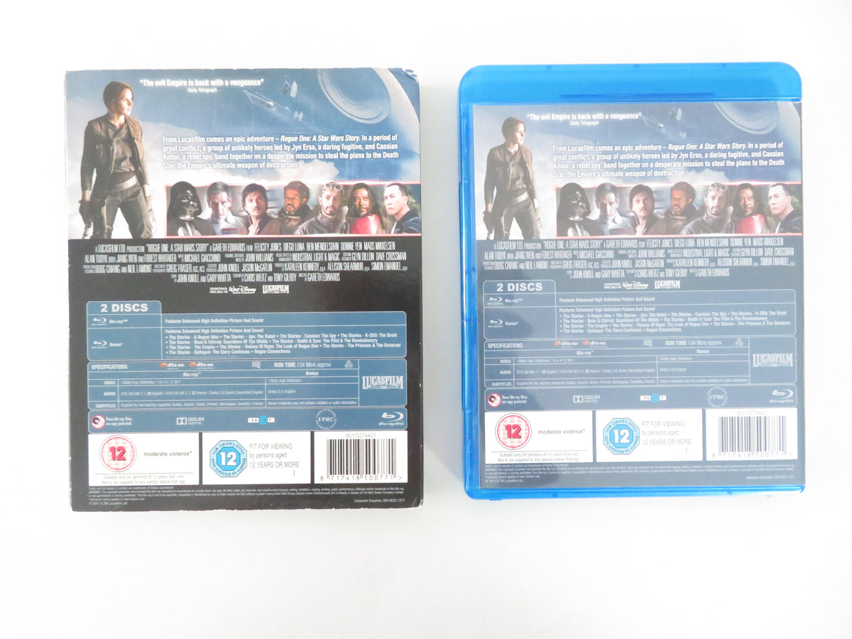 Rogue One: A Star Wars Story (BLU-RAY) Felicity Jones D. Luna 2016 Region A,B,C