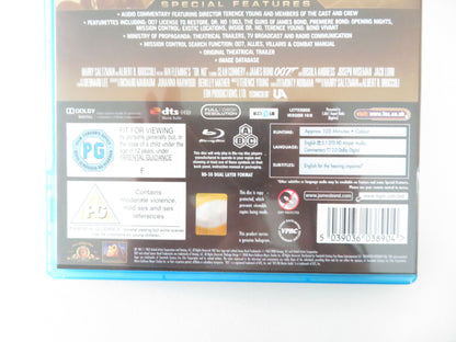 Dr. No (BLU-RAY) James Bond 007 Sean Connery Ursula Andress 1962 Region A,B,C