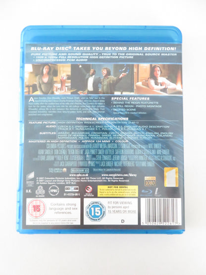 Reign Over Me (BLU-RAY) Adam Sandler Don Cheadle 2007 Region A, B, C