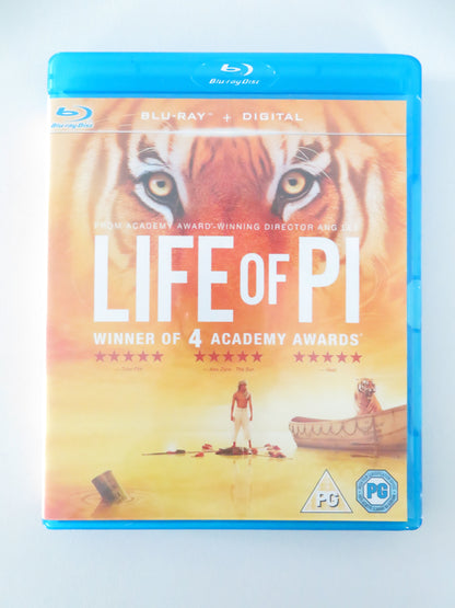 Life of Pi (BLU-RAY) Suraj Sharma Irrfan Khan Ayush Tandon 2012 Region A,B,C