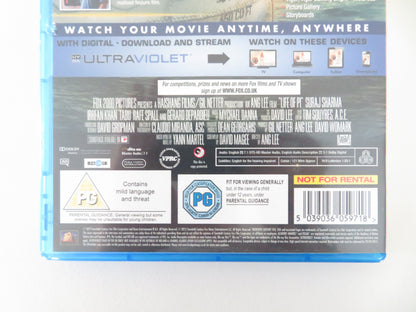 Life of Pi (BLU-RAY) Suraj Sharma Irrfan Khan Ayush Tandon 2012 Region A,B,C
