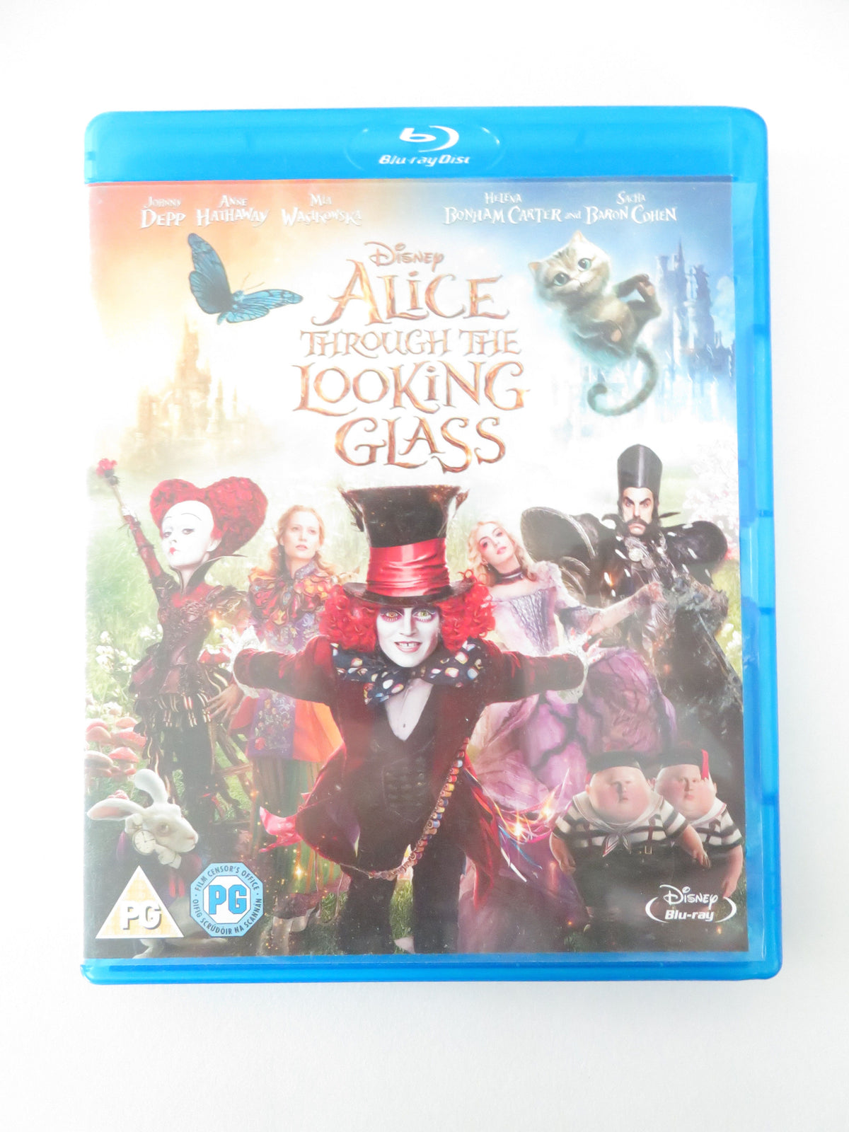 Alice Through the Looking Glass (DVD) Disney Johnny Depp 2016 Region A,B,C
