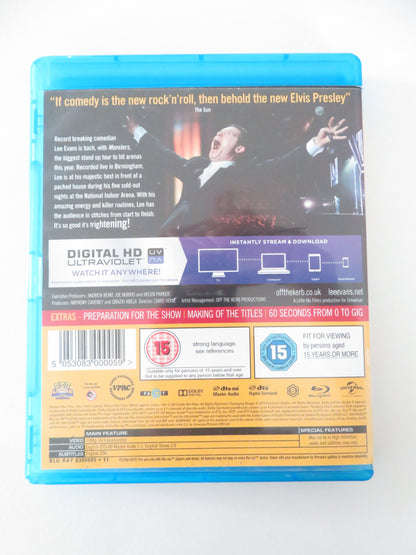 Lee Evans: Monsters (BLU-RAY) Marvin Brown Alastair Cunningham 2014 Region B
