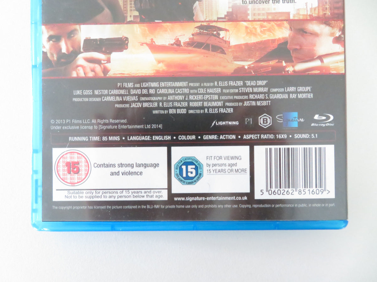 Dead Drop (BLU-RAY) Luke Goss Nestor Carbonell Cole Hauser 2013 Region B