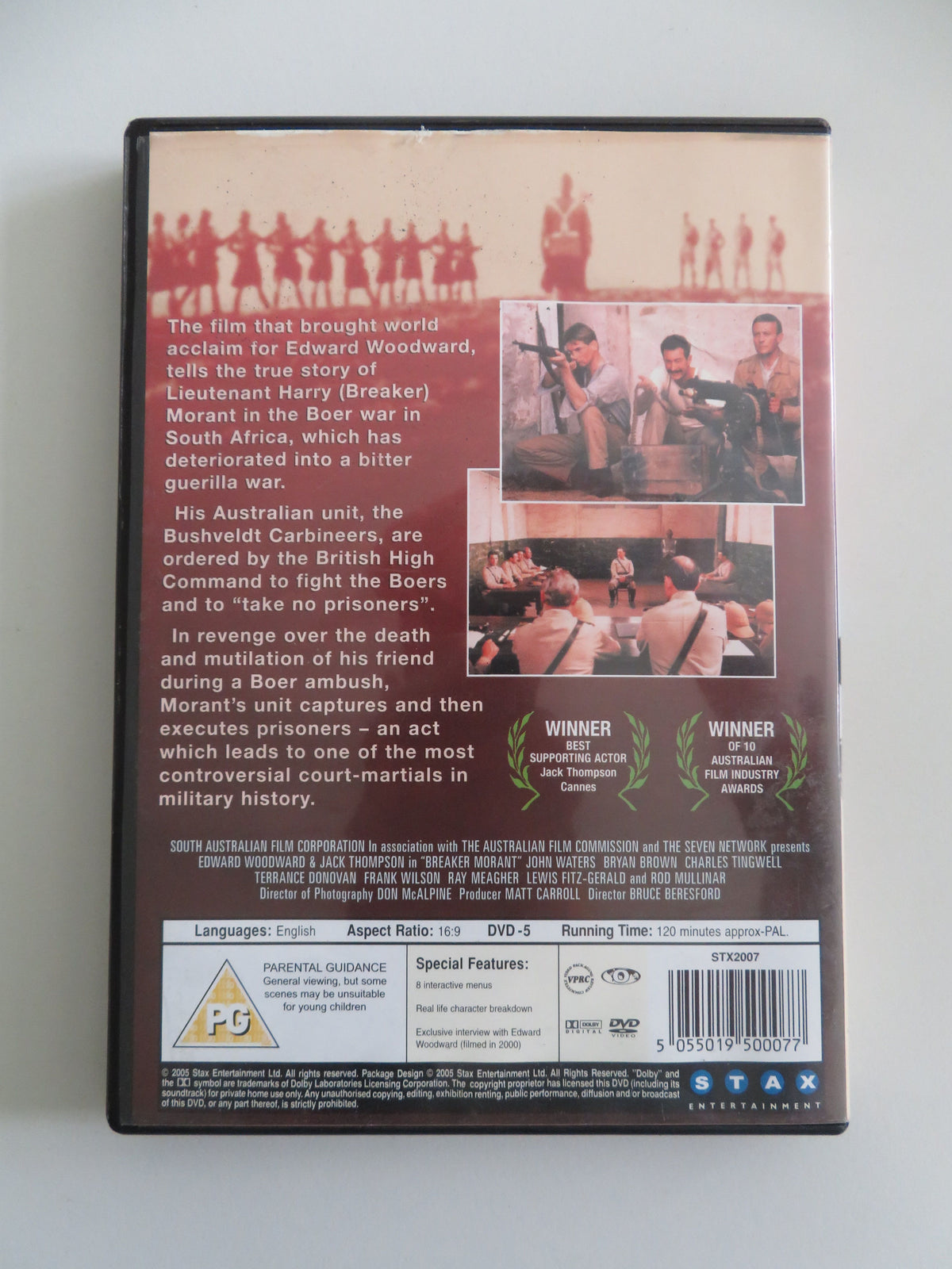 Breaker Morant (DVD) Edward Woodward Jack Thompson John Waters 1980 Region 0
