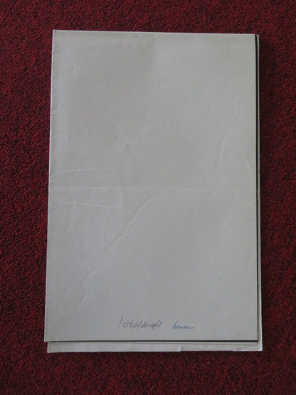 10 to Midnight UK Quad Poster Folded Cannon Charles Bronson Lisa Eilbacher 1983