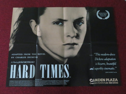 Hard Times UK Quad Poster Folded Henrique Viana Júlia Britton Eunice Muñoz 1988