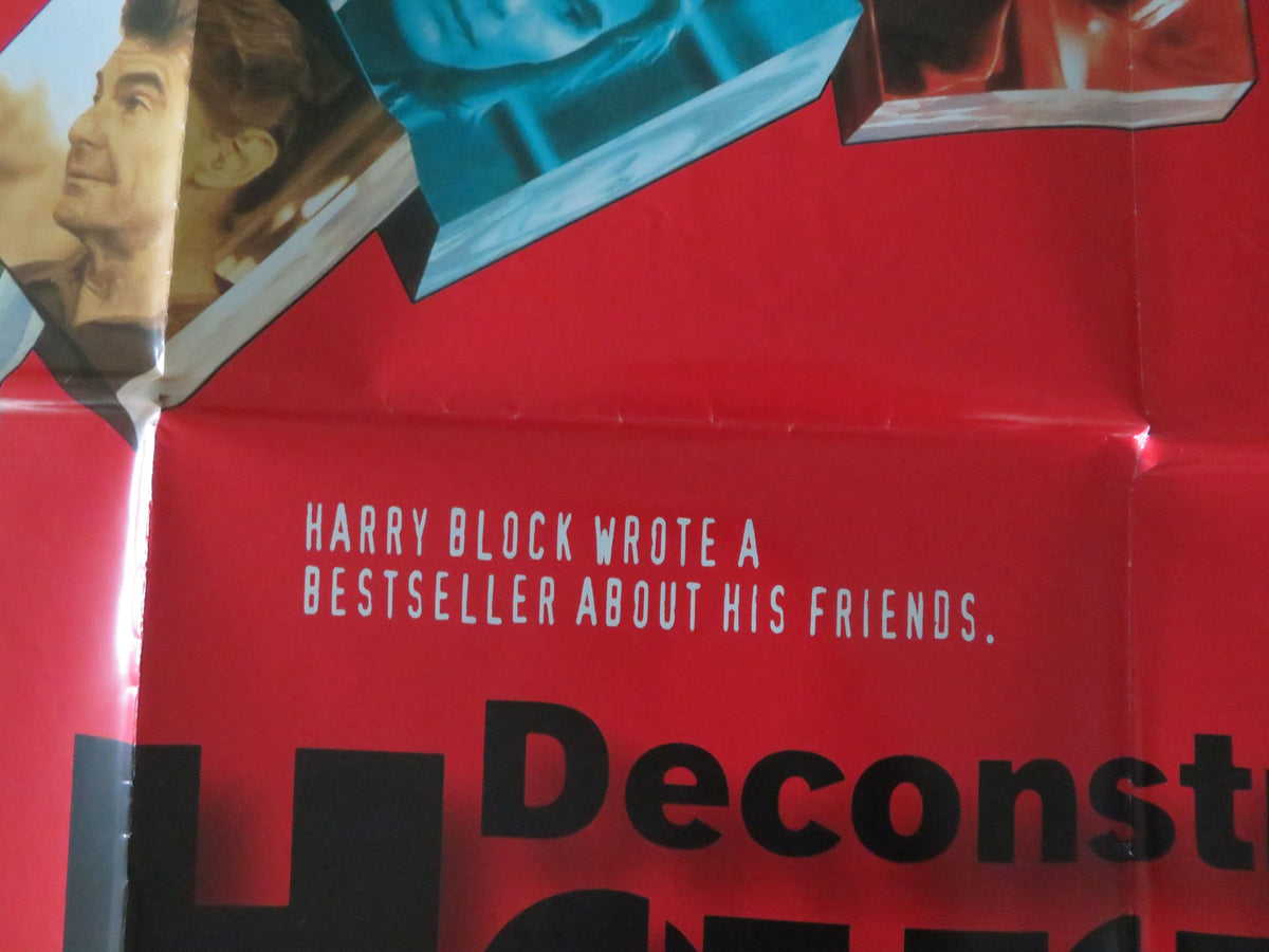 Deconstructing Harry UK Quad Poster Folded Woody Allen Judy Davis 1998