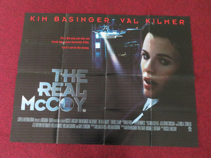 The Real McCoy UK Quad Poster Folded Kim Basinger Val Kilmer Terence Stamp 1993