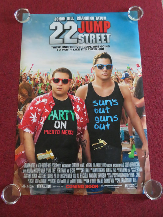 22 JUMP STREET - B US ONE SHEET ROLLED POSTER JONAH HILL CHANNING TATUM 2014 Movie posters