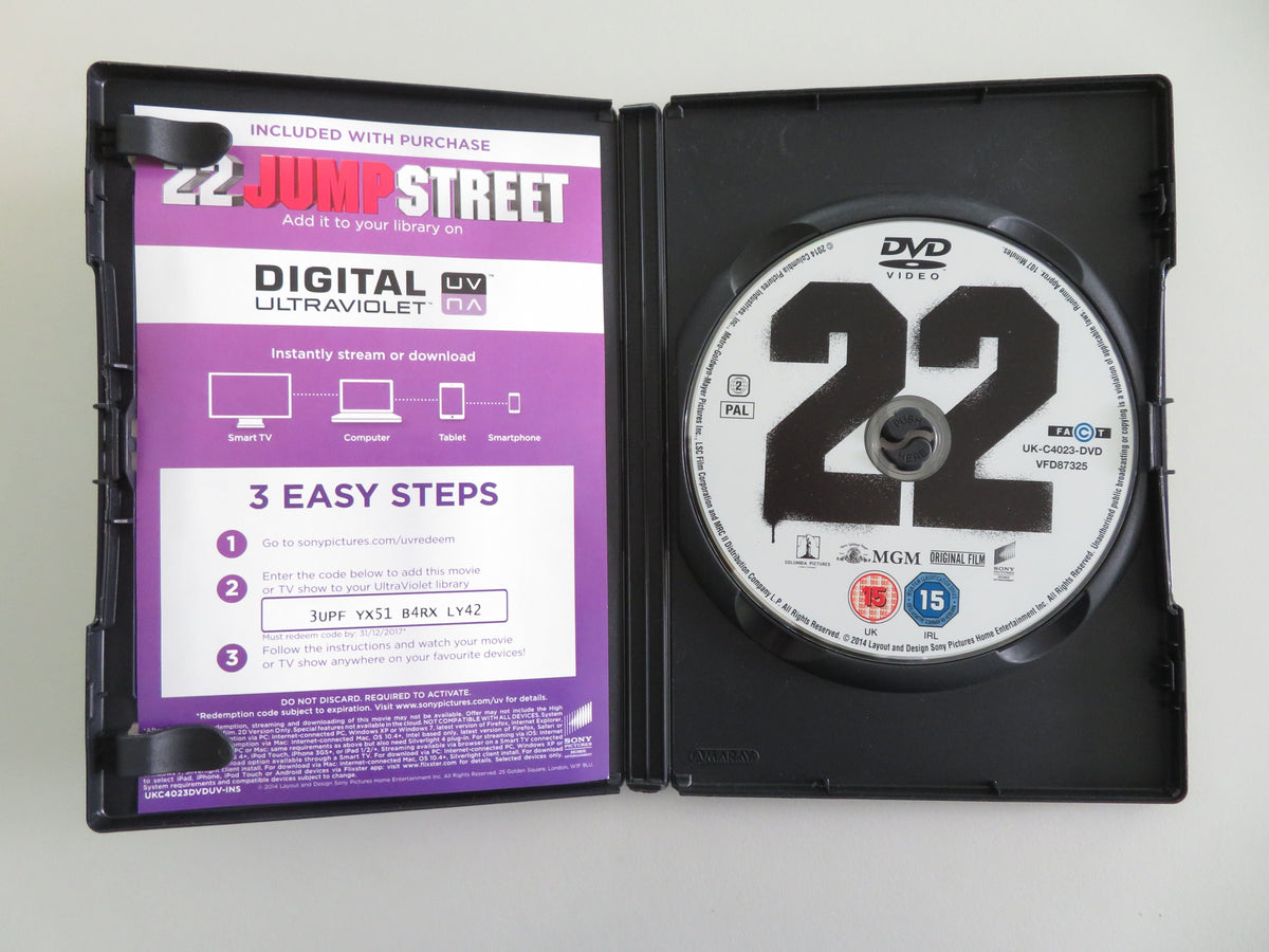 22 Jump Street (DVD) Jonah Hill Channing Tatum 2014 Region 2 Movie posters