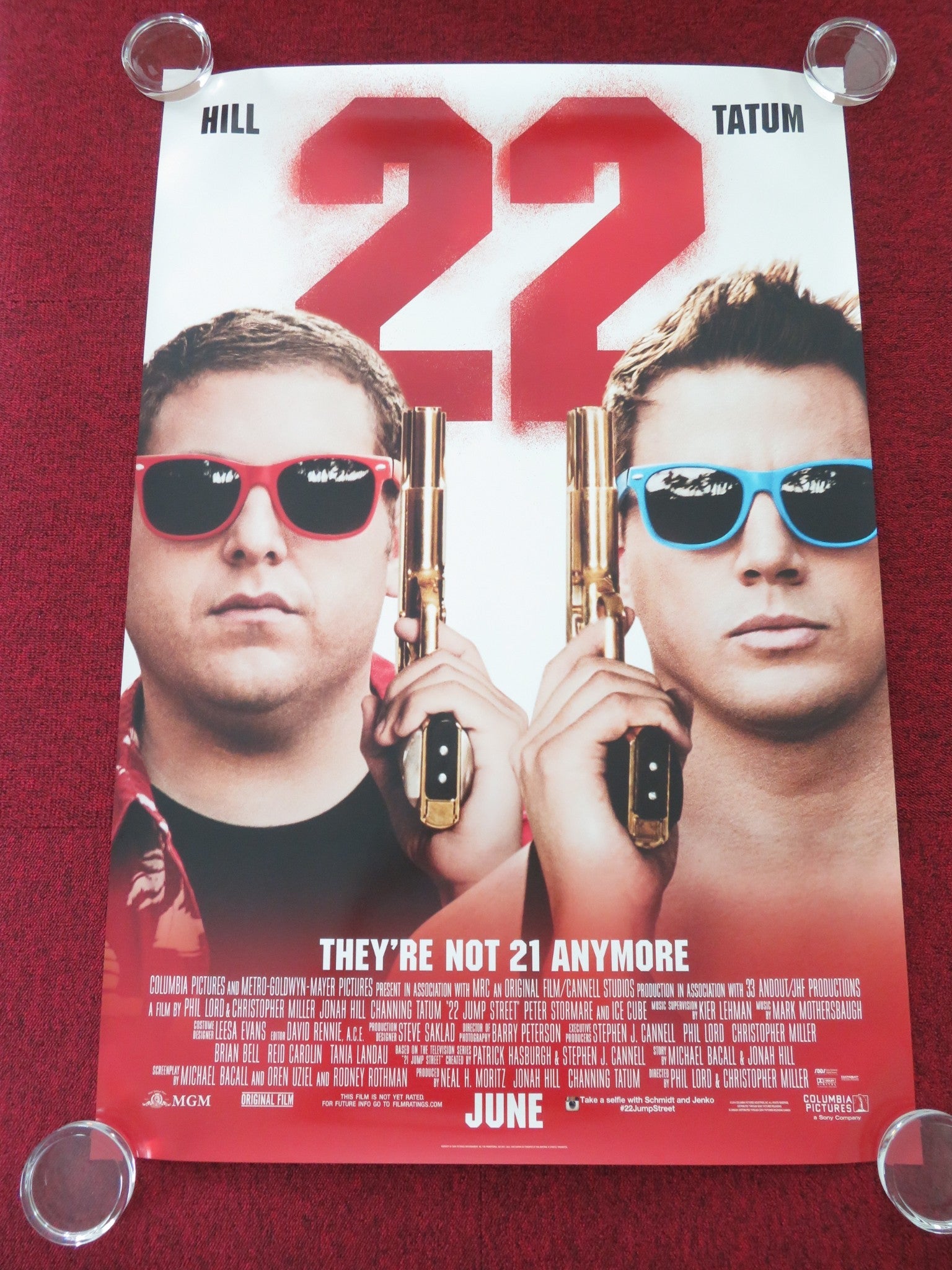 22 JUMP STREET US ONE SHEET ROLLED POSTER JONAH HILL CHANNING TATUM 2014 Movie posters