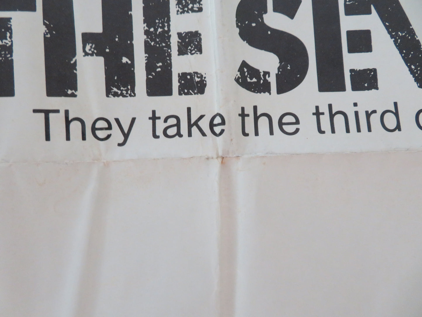 The Seven-Ups Folded US One Sheet Poster Roy Scheider Tony Lo Bianco 1974