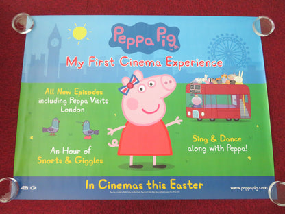 Peppa Pig: My First Cinema Experience UK Quad Rolled Poster Harley Bird 2017