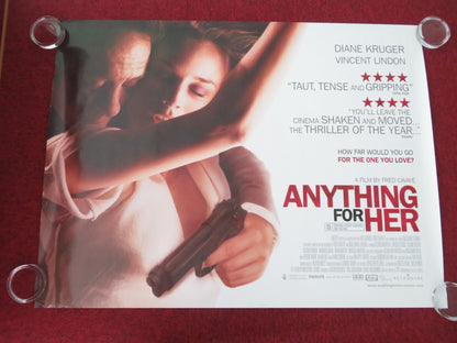 Anything for Her UK Quad Rolled Poster Vincent Lindon Diane Kruger 2008