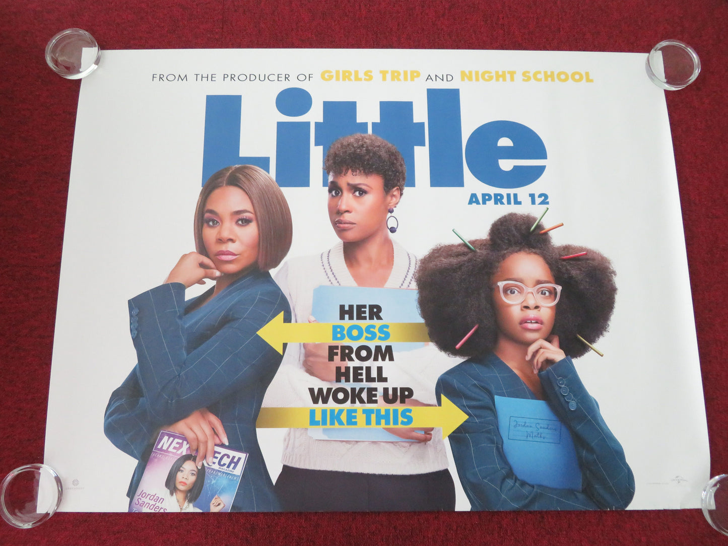 Little UK Quad Rolled Poster Regina Hall Issa Rae Marsai Martin 2019