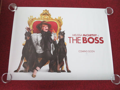 The Boss UK Quad Rolled Poster Melissa McCarthy Kristen Bell Peter Dinklage 2016