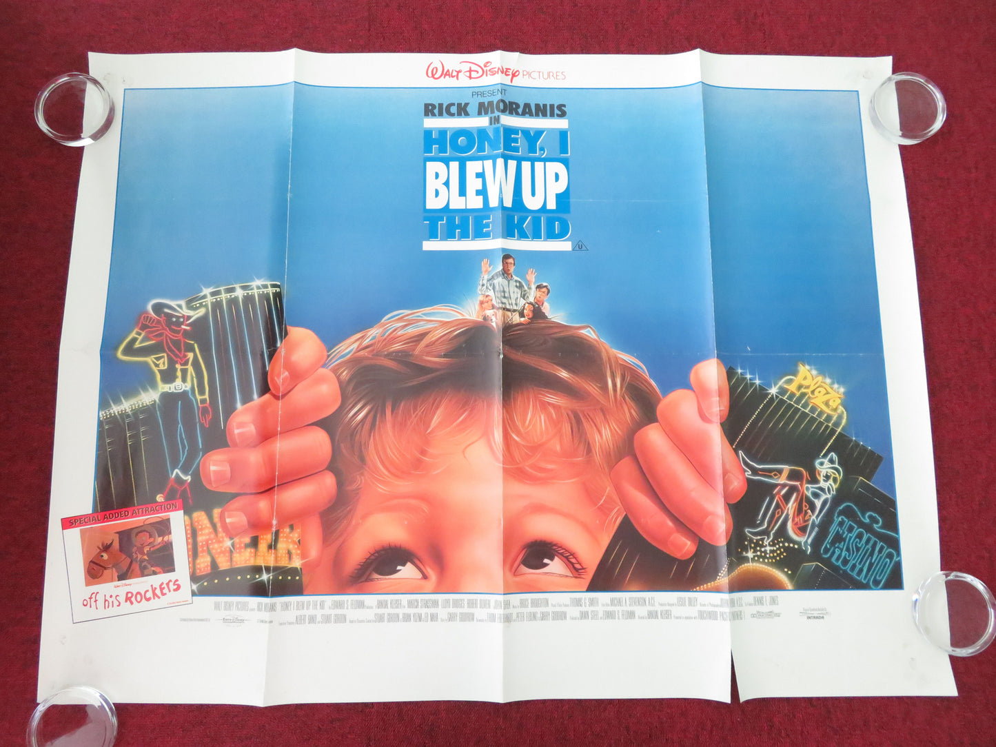 Honey, I Blew Up the Kid - B UK Quad Rolled Poster Disney Rick Moranis 1992
