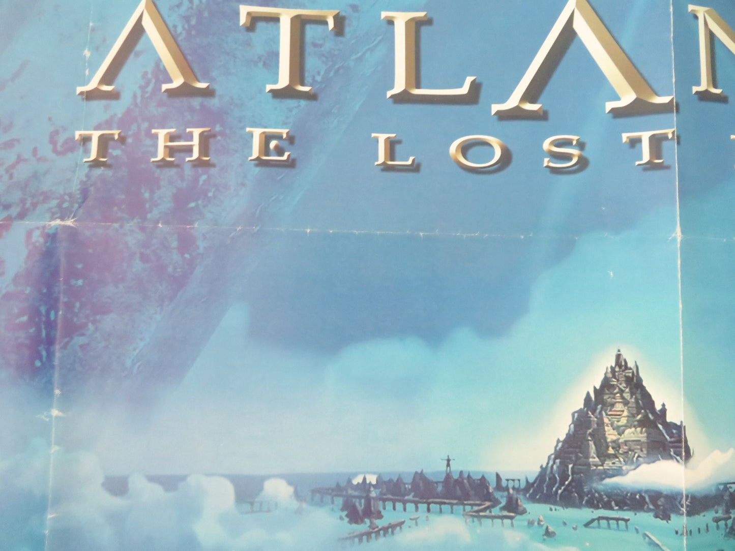Atlantis: The Lost Empire UK Quad Rolled Poster Disney Michael J. Fox 2001