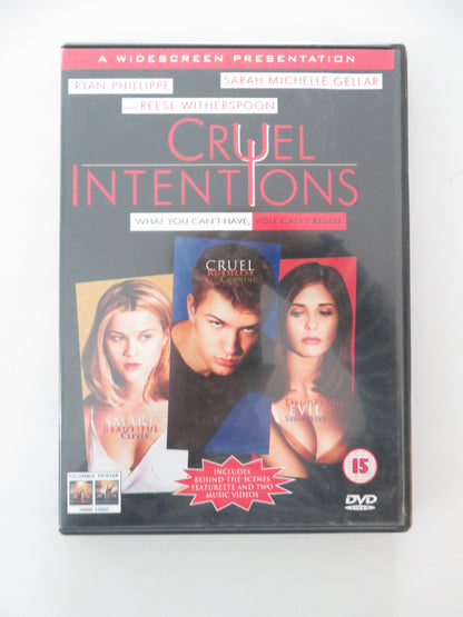 Cruel Intentions - B (DVD) Sarah Michelle Gellar Ryan Phillippe 1999 Region 2
