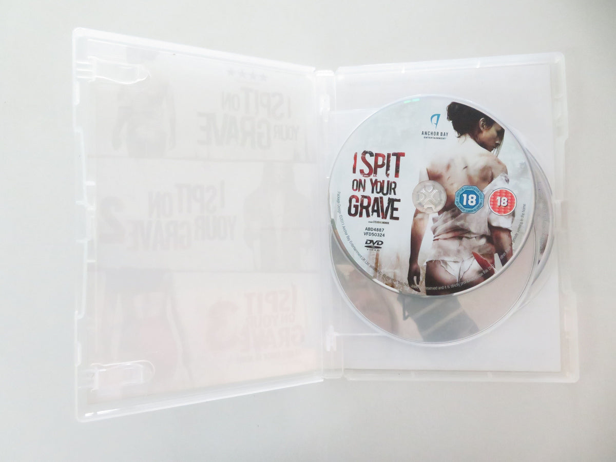 I Spit on Your Grave 1, 2 and 3 (DVD) Sarah Butler Jeff Branson 2010 Region 2