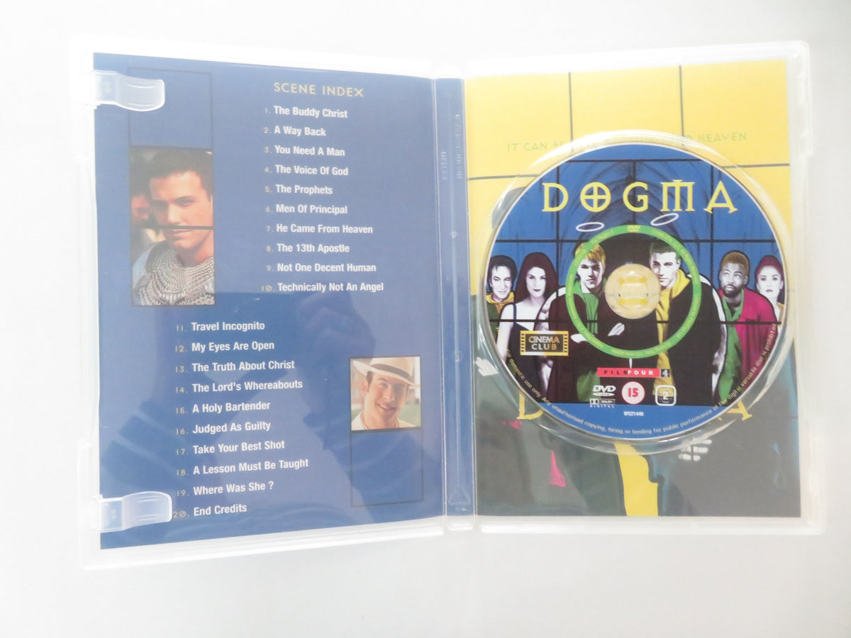 Dogma (DVD) Ben Affleck Matt Damon Linda Fiorentino Alan Rickman 1999 Region 2