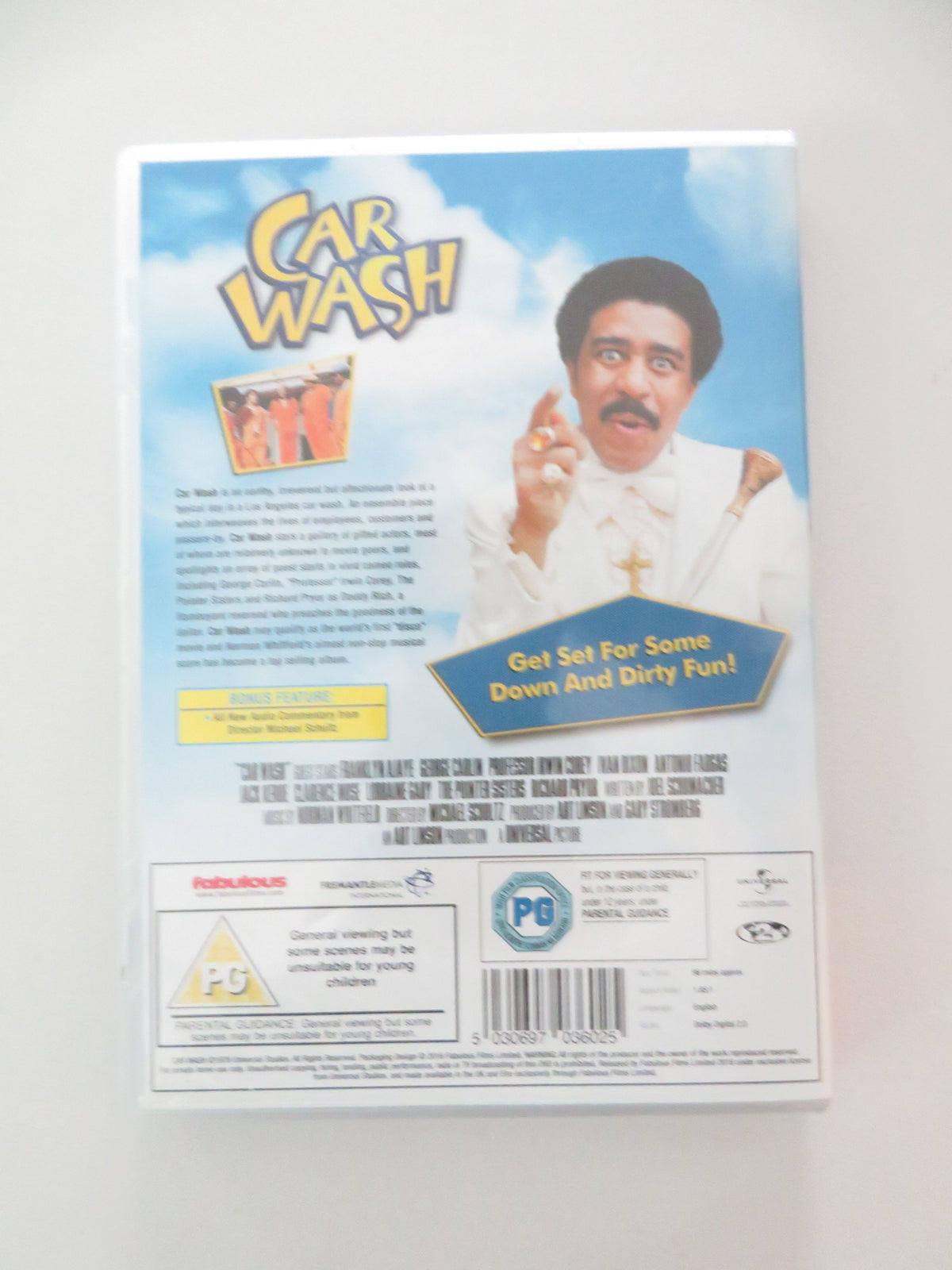 Car Wash (DVD) Richard Pryor Franklyn Ajaye Sully Boyar 1976 Region 2