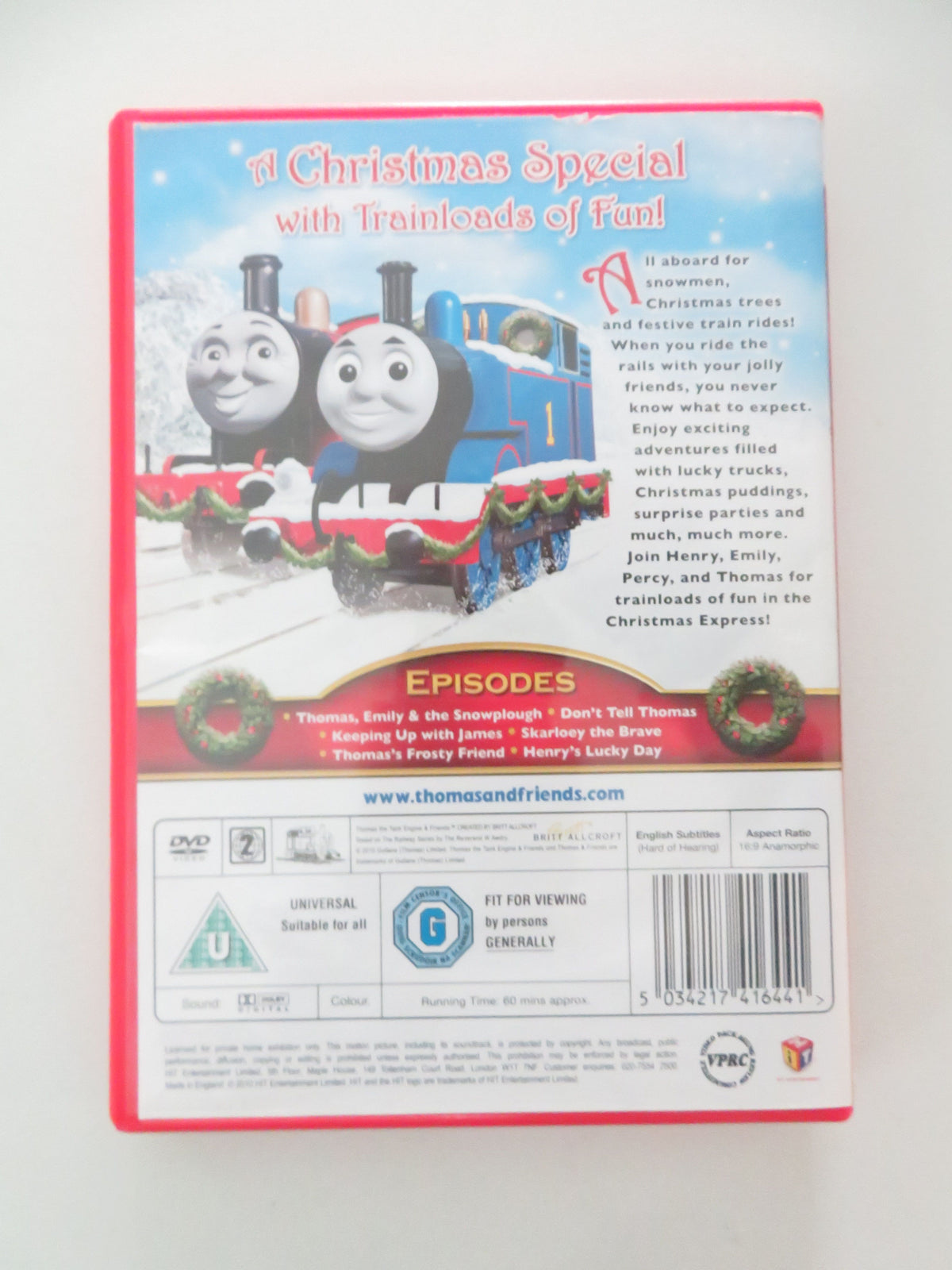 Thomas & Friends: Christmas Express (DVD) Michael Angelis 2010 Region 2