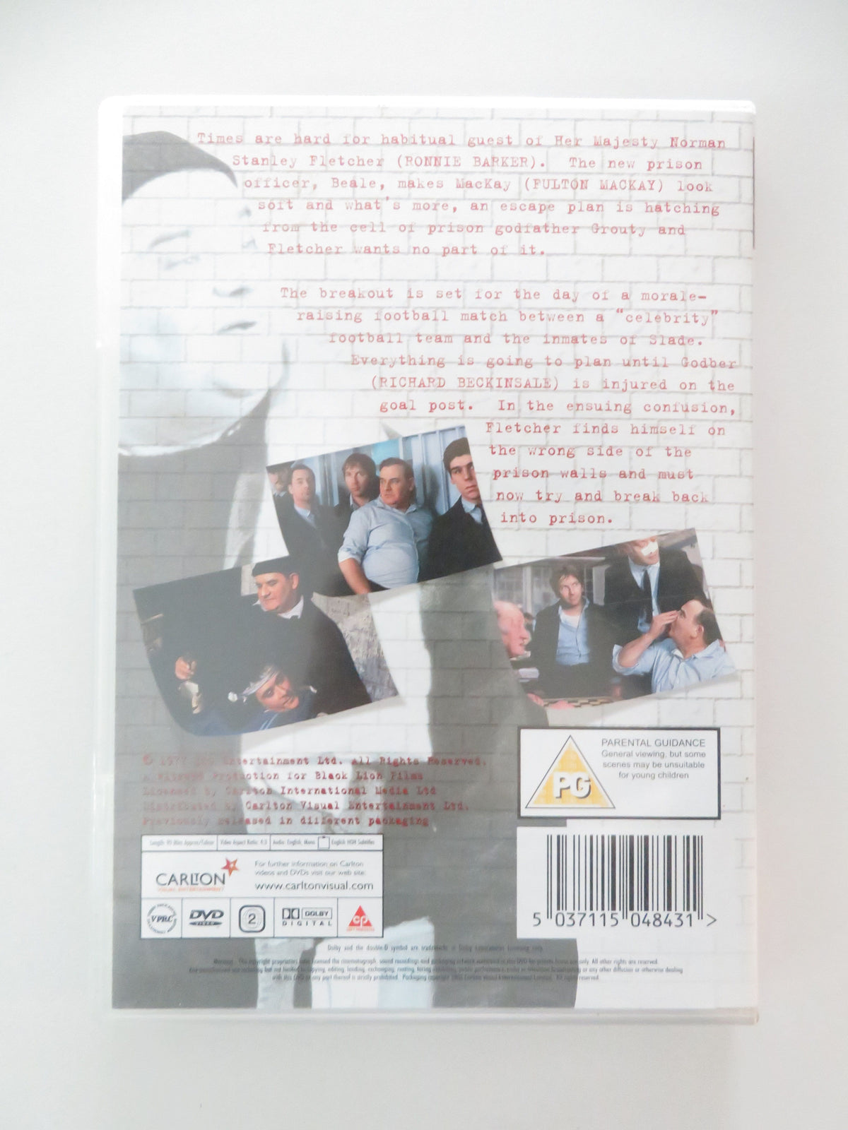 Porridge (DVD) Ronnie Barker Richard Beckinsale Fulton Mackay 1977 Region 2