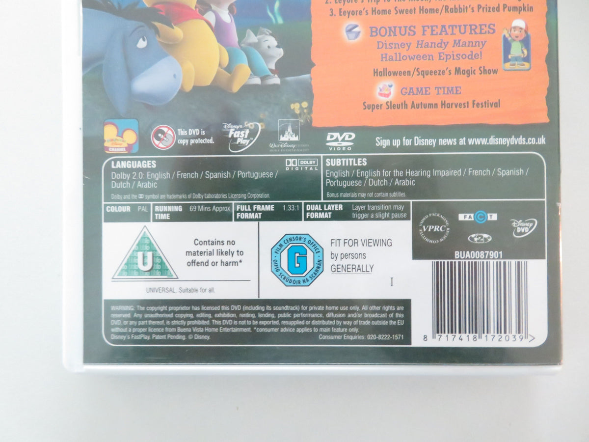My Friends Tigger & Pooh: Hundred Acre Wood Haunt (DVD) Disney 2008 Region 2