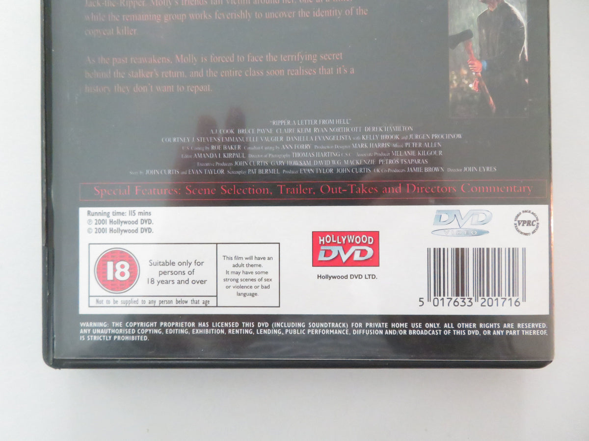 Ripper (DVD) Kelly Brook Bruce Payne Jurgen Prochnow 2001