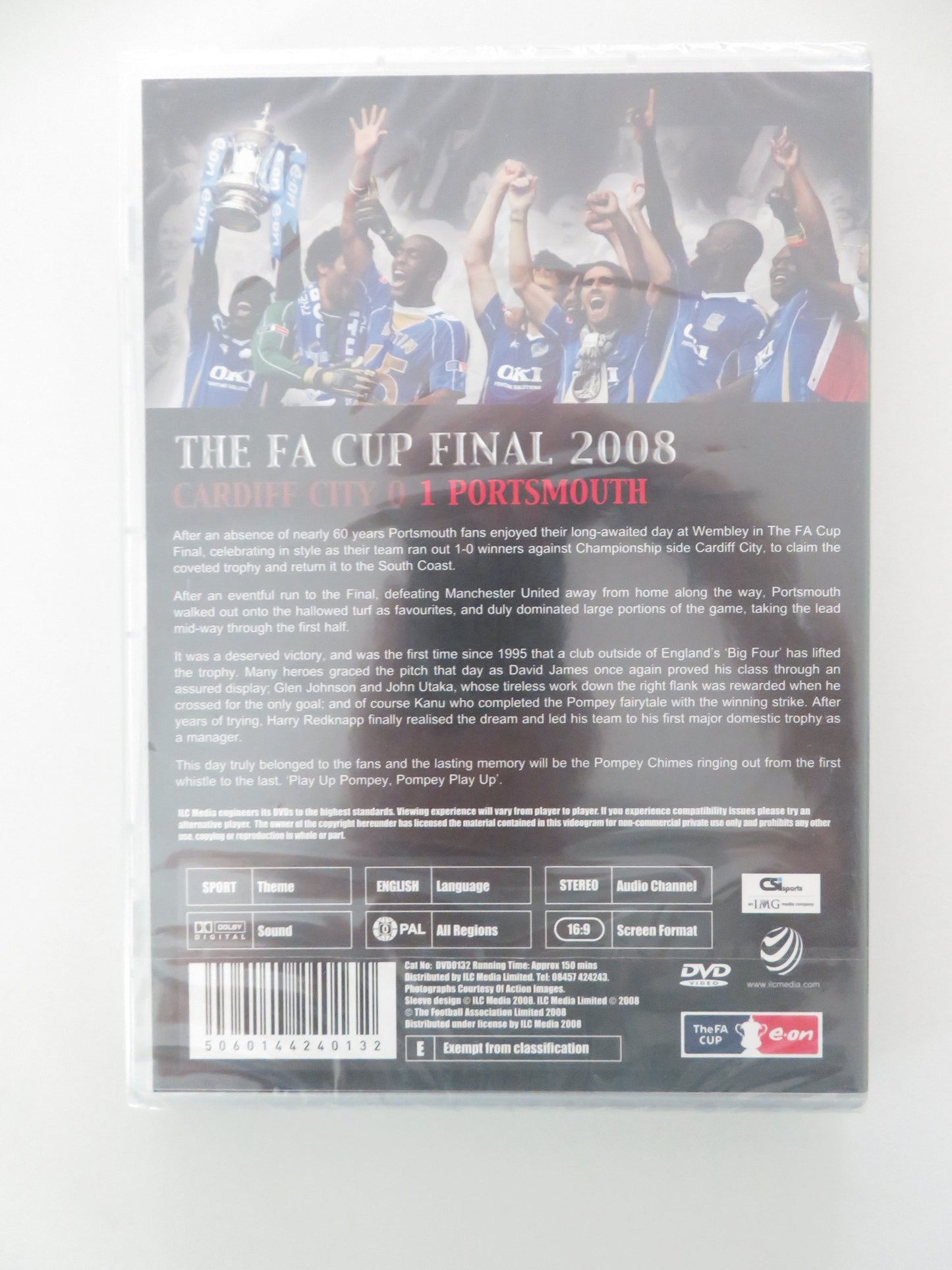 The FA Cup Final 2008 Cardiff vs Portsmouth (DVD) Kanu David James 2008 Region 0
