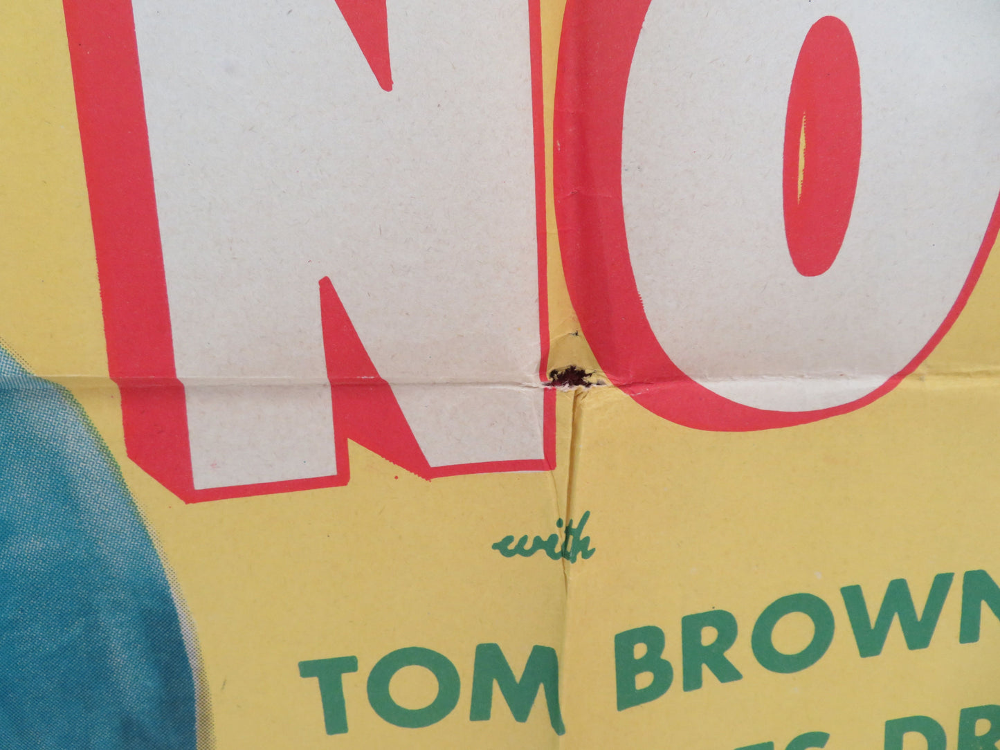 The Noose Folded US One Sheet Poster Tom Brown Frances Drake 1947