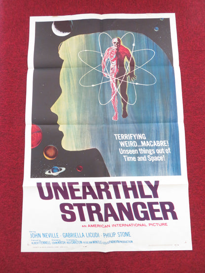 Unearthly Stranger Folded US One Sheet Poster John Neville Gabriella Licudi 1964