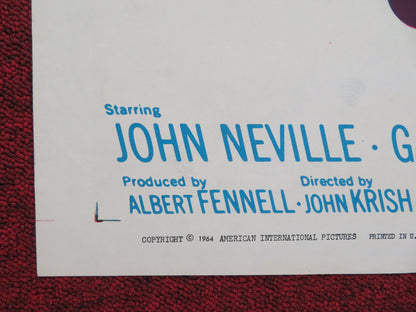 Unearthly Stranger Folded US One Sheet Poster John Neville Gabriella Licudi 1964