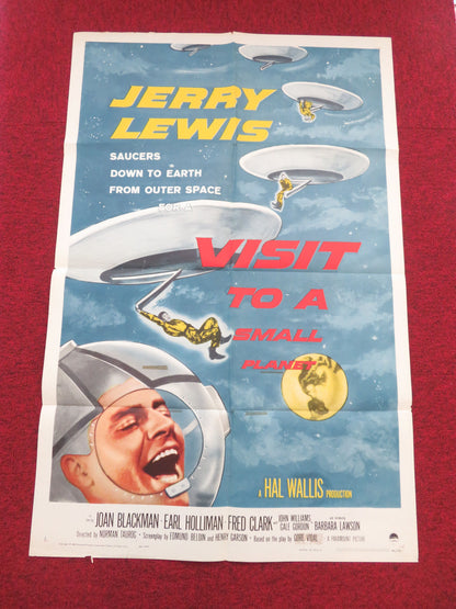 Visit to a Small Planet Folded US One Sheet Poster Jerry Lewis 1960