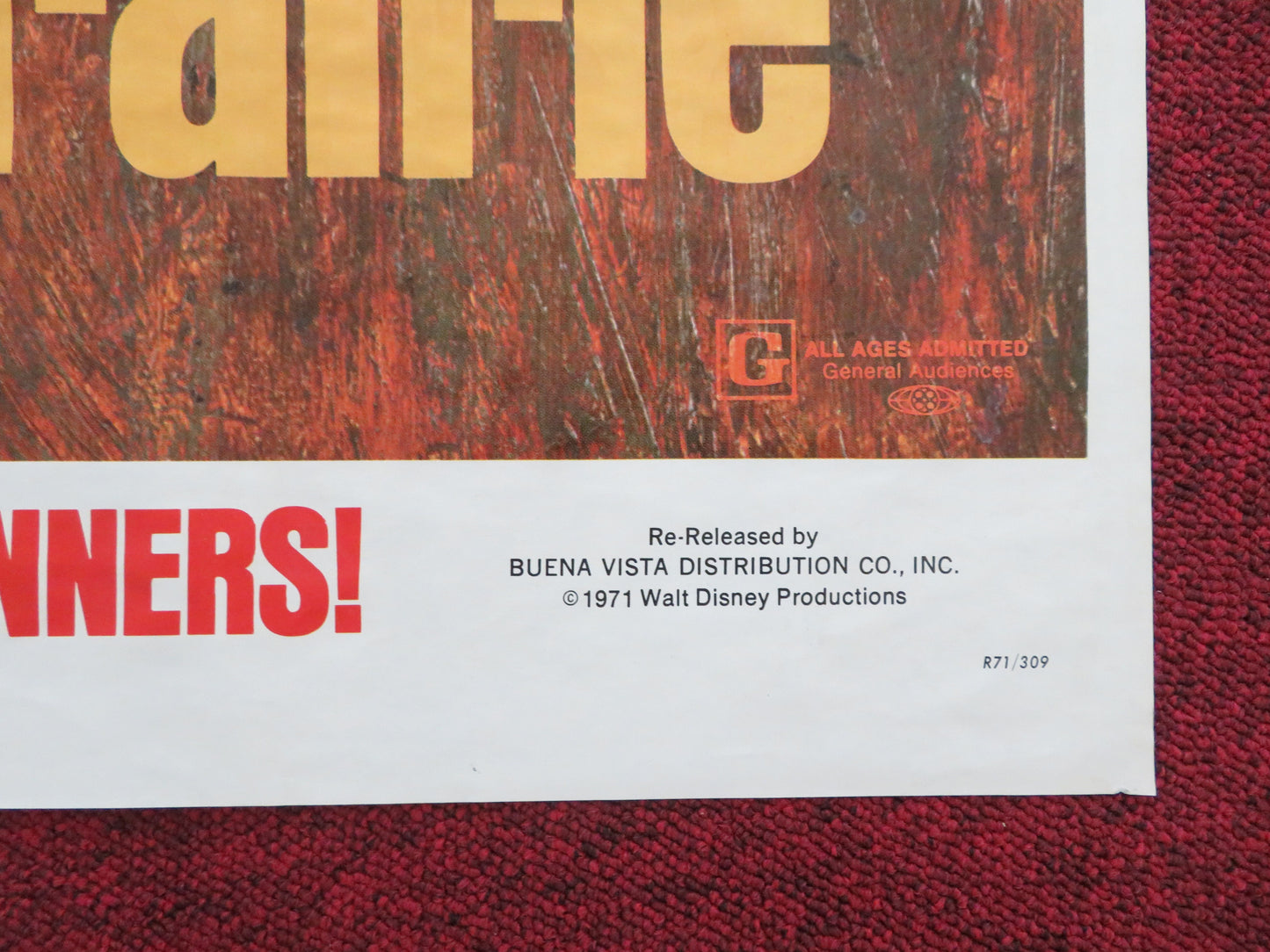 The Living Desert / The Vanishing Prairie Combo Folded US One Sheet Poster 1971