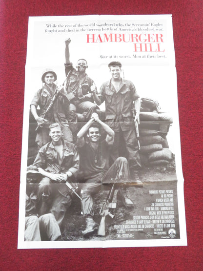 Hamburger Hill Folded US One Sheet Poster Don Cheadle Michael Boatman 1987