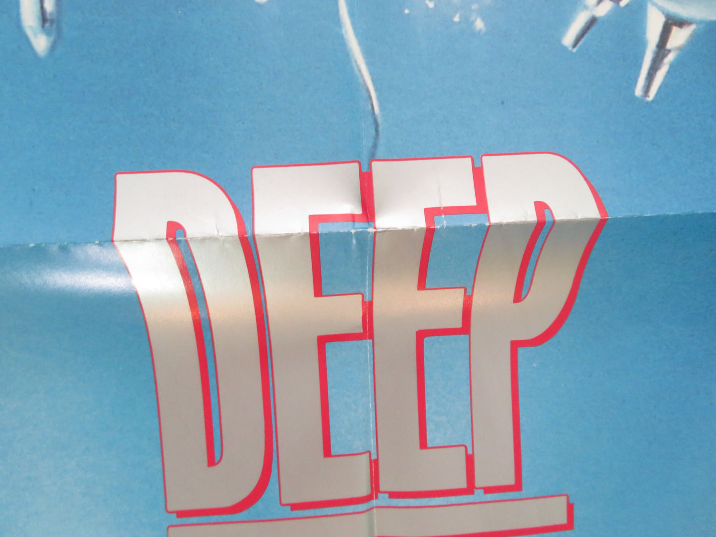 DeepStar Six Folded US One Sheet Poster Taurean Blacque Nancy Everhard 1989