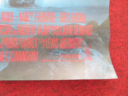DeepStar Six Folded US One Sheet Poster Taurean Blacque Nancy Everhard 1989