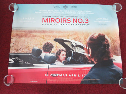 Miroirs No. 3 UK Quad Rolled Poster Paula Beer Matthias Brandt Enno Trebs 2025