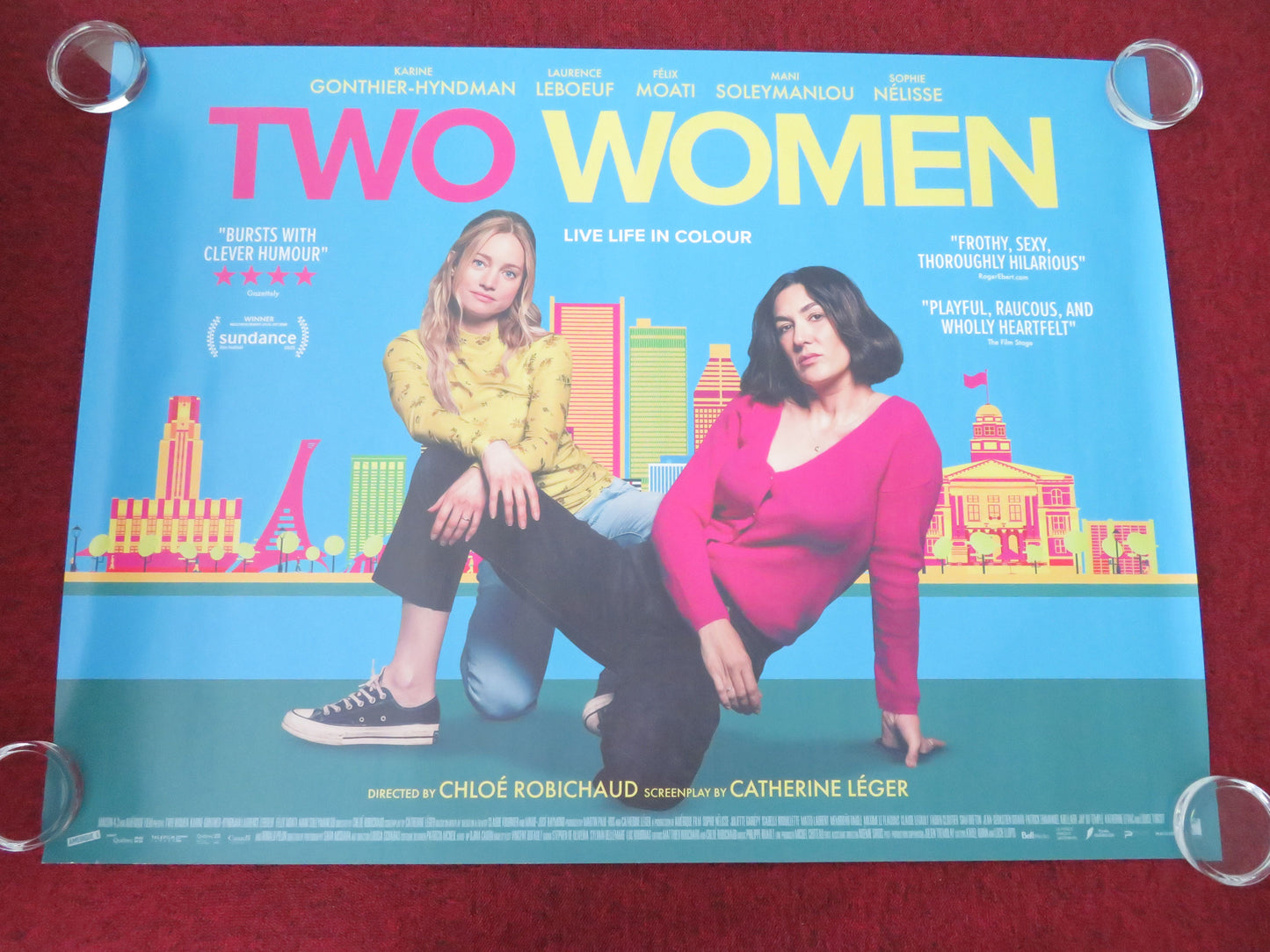 Two Women UK Quad Rolled Poster Karine Gonthier-Hyndman Laurence Leboeuf 2025