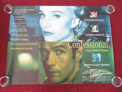 The Confessional UK Quad Rolled Poster Kristen Scott Thomas L. Bluteau 1995